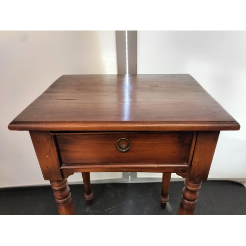 91 - Hall Table with Drawer. 40cm x 50cm x 70cm. This Lot is Collection Only.