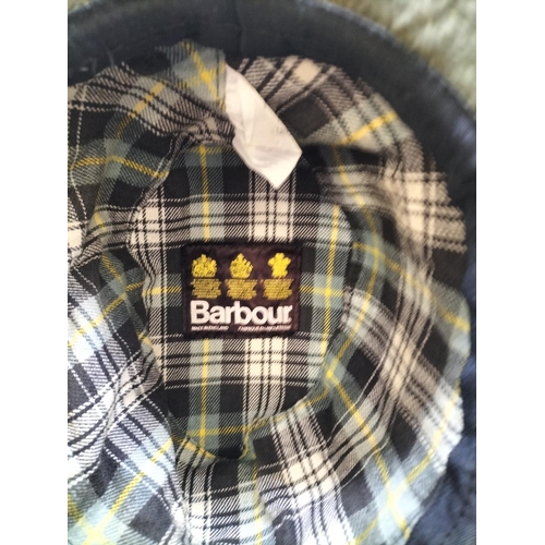 296 - Barbour Wax Hat. Size S.