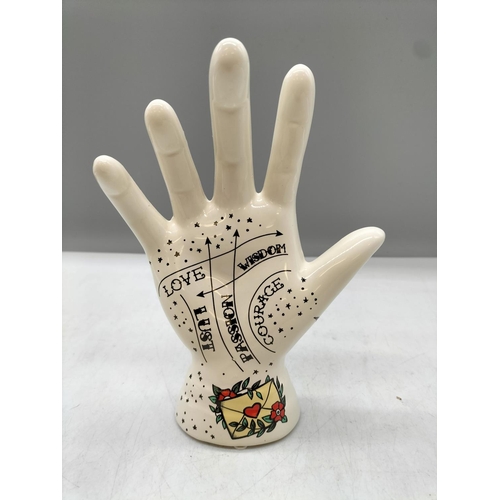 135 - Palmistry Hand, Boxed. 19cm High.