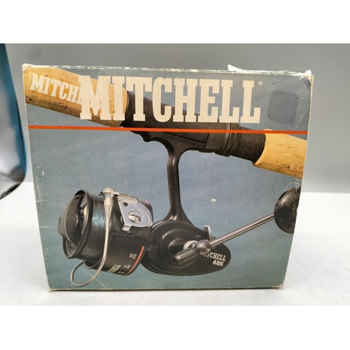 143 - Mitchell 487 Sea Fishing Reel. Like New. Boxed.