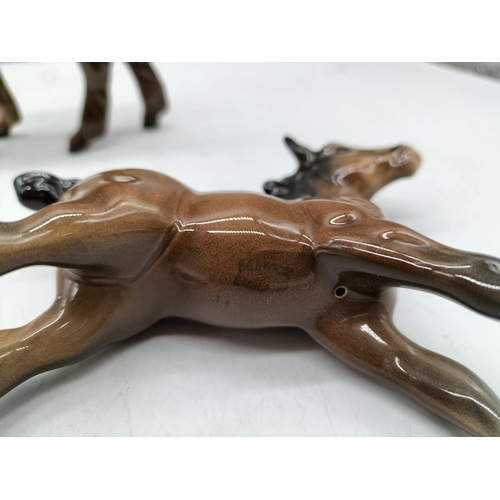 150 - Beswick Brown Foals (2). 14cm x 12cm.