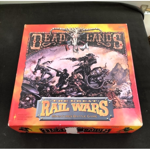 178 - Vintage 1997 Deadlands 'The Great Rail Wars' Miniatures Battle Game.