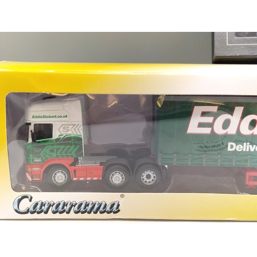 196 - Eddie Stobart Die Cast 1:50 Scale Lorry, Boxed plus Eddie Stobart Pocket Watch, Boxed.