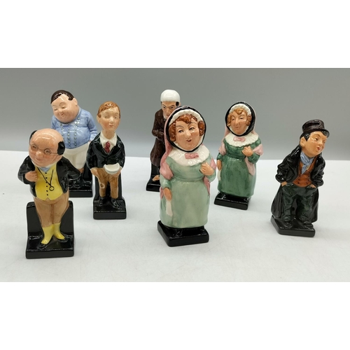 208 - Royal Doulton 12cm 'Dickens' Figures (7). Seconds