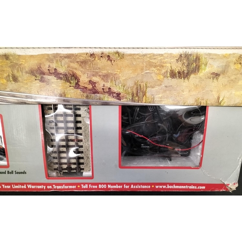 220 - Boxed Williams by Bachmann Santa Fe Flyer Train Set, O Gauge, Lionel Compatible.