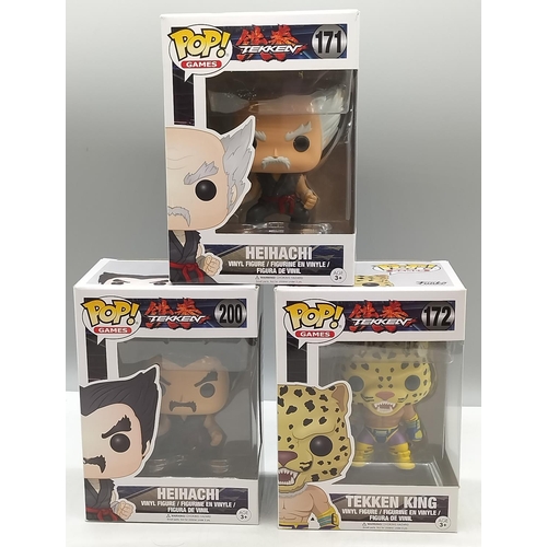 248 - Boxed Funko Pops 'Tekken' Figures (3).