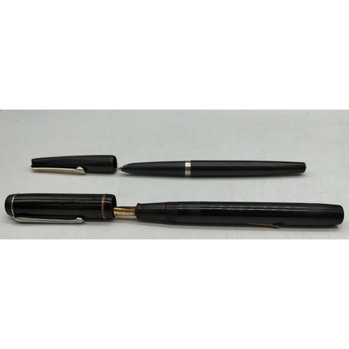 251 - Vintage Conway Stewart 14ct Gold Nib Pen (No. 286) plus One Other.