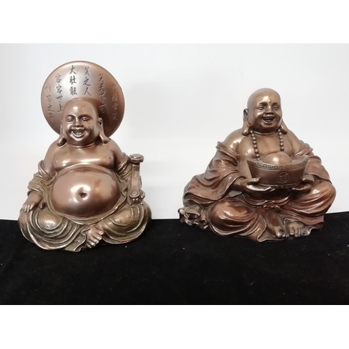 263 - Nemisis Now Bronze Coloured Buddhas (2). 11cm High