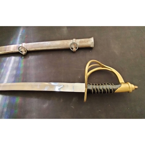 279 - Replica Cavalry 110cm Sword. Collection Only. Age ID Required.