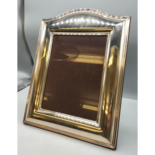 4 - 925 Silver Picture Frame. 38cm x 29cm.