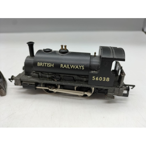 528 - British Railways 56038 Hornby Train plus No75 Small Plane (12cm x 5cm).