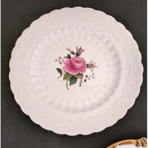 538 - Spode 'Billingsey Rose' 27cm Plates (2) plus Mayfair China Plate.