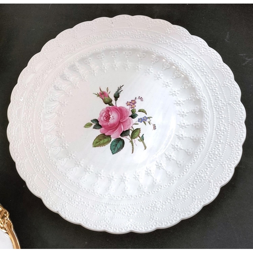 538 - Spode 'Billingsey Rose' 27cm Plates (2) plus Mayfair China Plate.