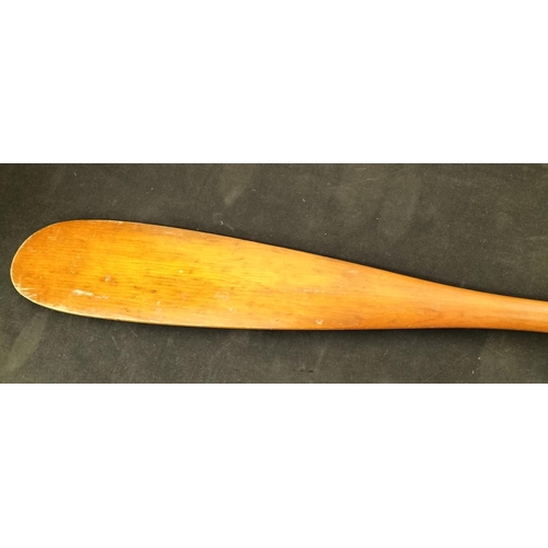 544 - Wooden Coracle Oar. 122cm Long.