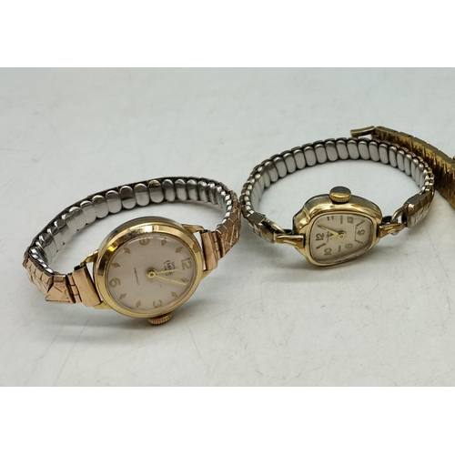 556 - Ladies Mechanical Watches (4). In Need of Service.