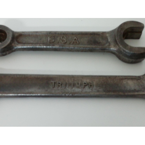 64 - Old Spanners (2) - BSA and Triumph.