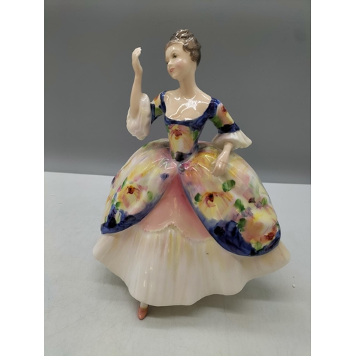 111 - Royal Doulton Lady Figure 'Christine' HN 2792. Stamped Reject.