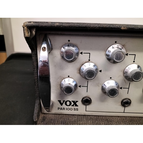 117 - Rare 1960s Vox Par 100SS Power Audio Amplifier. 100w Output. Untested.