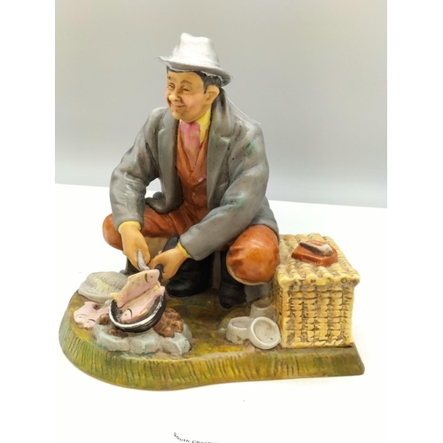 215A - Royal Doulton 16cm Figure 'Bon Appetit'. HN2444 Seconds Quality.