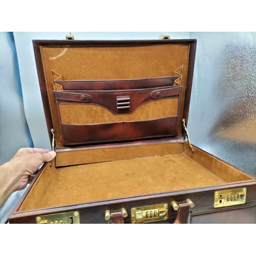 339 - Vintage Double Size Brief Case.