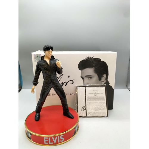 67 - Boxed Royal Doulton 25cm Elvis Presley Figure 'Stand Up' EP2