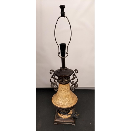 69 - Large Table Lamp. 82cm x 22cm W/O. This Lot is Collection Only.