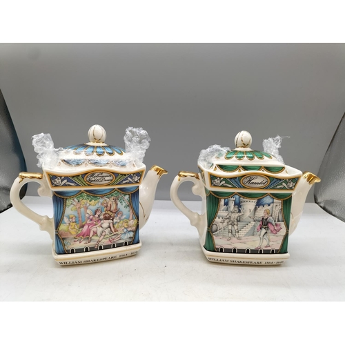 95 - Sadler Shakespearian Teapots (2).