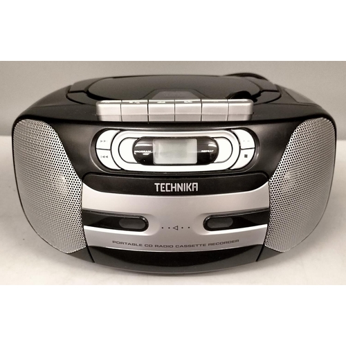 105A - Technika CD/Cassette Player with Manual. W/O