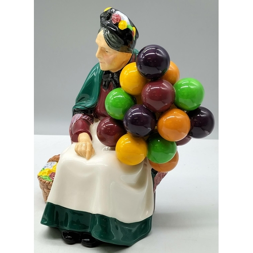 124 - Royal Doulton 20cm Figure' The Old Balloon Seller' HN 1315.