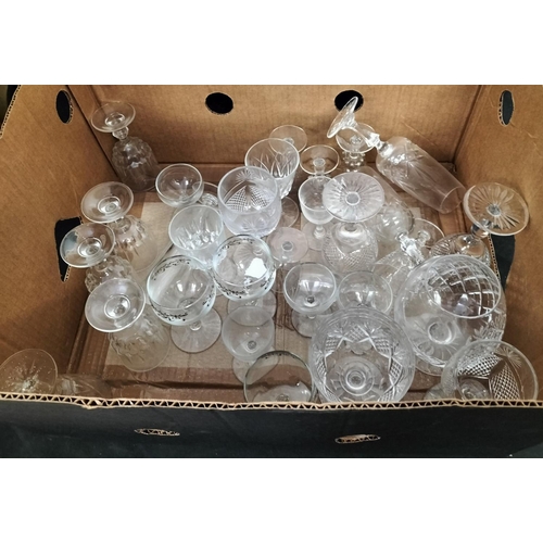 140A - Box of Assorted Glasses.