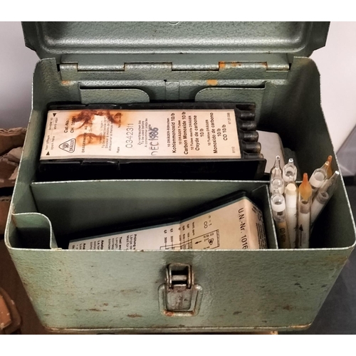 150A - Box of Assorted Items to include Enamel Lidded Pot, Toby Jug, Figures, etc.