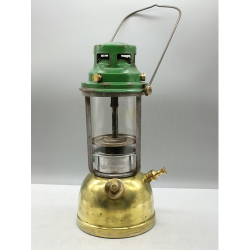 17 - Bialaddin Model 305 Storm Lamp W/O. Cat no J.A.5557. Army Issue 1955. 36cm Tall.