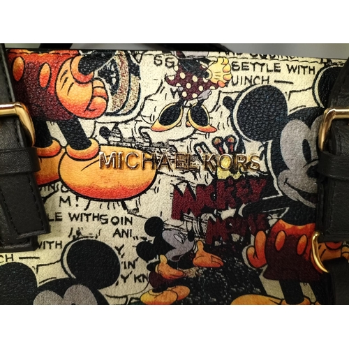 212 - MK Mickey Mouse Handbag. 39cm x 21cm.