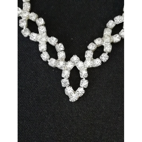 236 - Vintage Diamante Necklace.