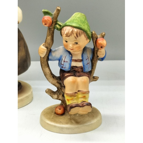 287 - Collection of Goebel Figures (5) to include 10cm 'Apple Tree Boy', 14cm 'Mother's Darling', etc.