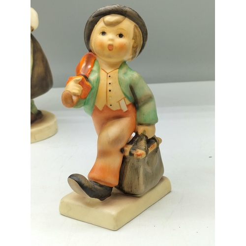 287 - Collection of Goebel Figures (5) to include 10cm 'Apple Tree Boy', 14cm 'Mother's Darling', etc.