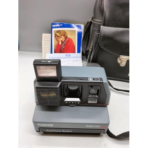 291 - Polaroid Impulse AF AutoFocus System Instant Camera with Case.