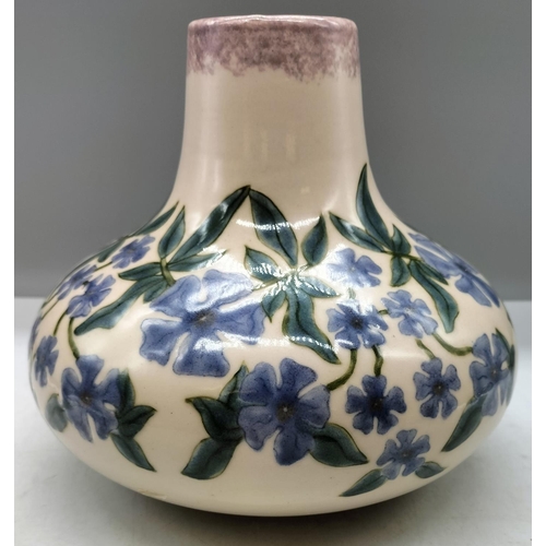 31 - Cobridge Stoneware Bulbous Vase. 20cm x 20cm.