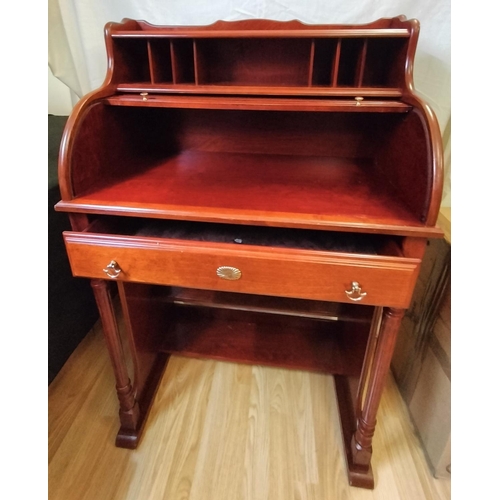 314 - Small Roll Top Desk. 11cm x 70cm x 42cm. This Lot is Collection Only.