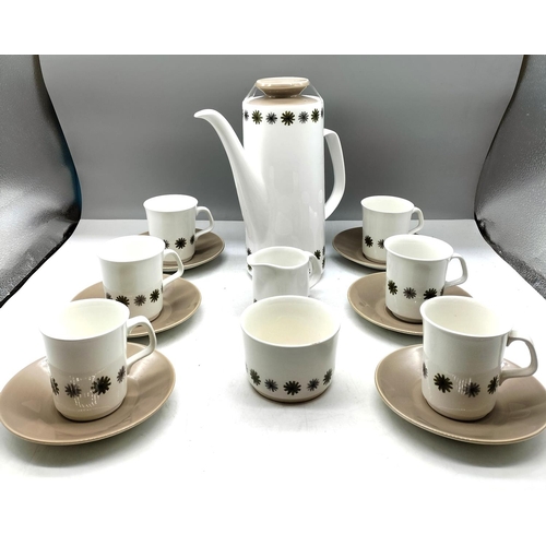 332 - J. G Meakin 15 Piece Coffee Set in the 'Allegro' Pattern.