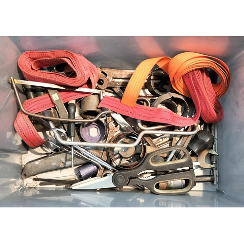 338 - Box of Assorted Tools including Riveter.