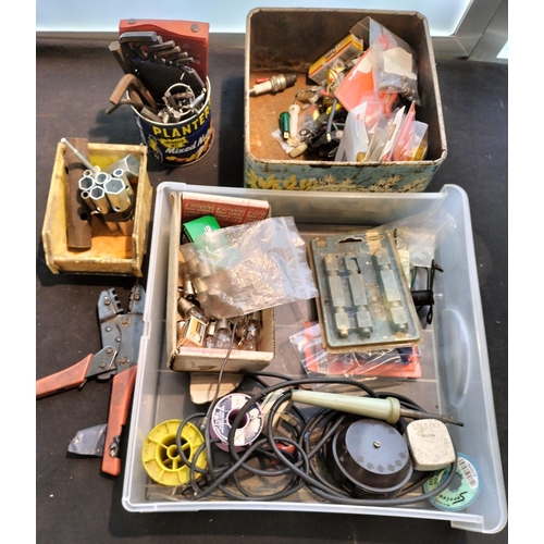 358 - Tray of Assorted Electrical Items, etc.