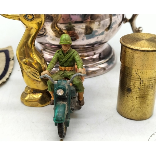 566 - Old Tankard and Collectables.