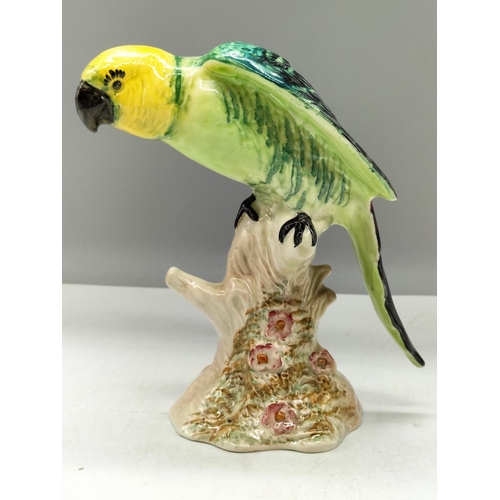 60A - Beswick Figure of a Parakeet. No 930. 15cm High.