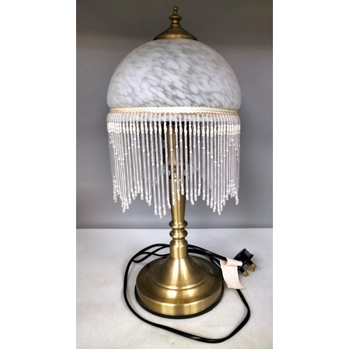 70A - Touch Lamp with Dropper Shade W/O 46cm High.