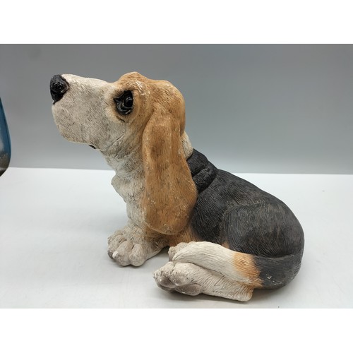 430 - Classic Critters Figure of a Bassett Hound Puppy. 20cm x 17cm.