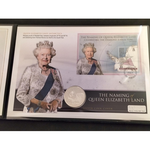 308 - Queen Elizabeth II  Limited Edition 467/495 Silver Coin Cover.