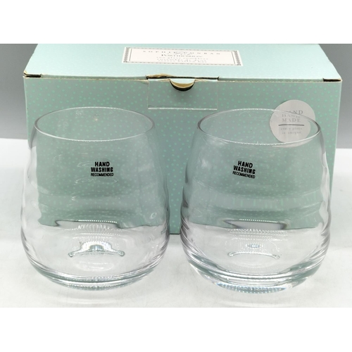 530 - Boxed Sophie Conran for Portmeirion Glass Tumblers.