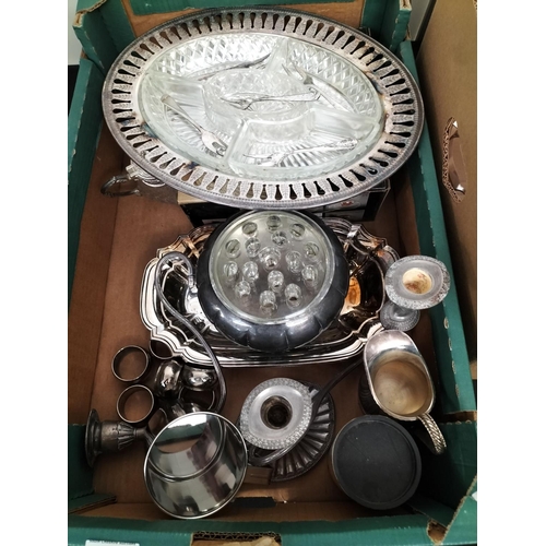 730 - Quantity of Mixed Silver Plate Items and Stainless Steel Canteen Ware.