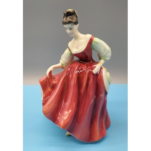 137 - Royal Doulton 18cm Lady Figure 'Fair Lady' HN 2832. First Quality.